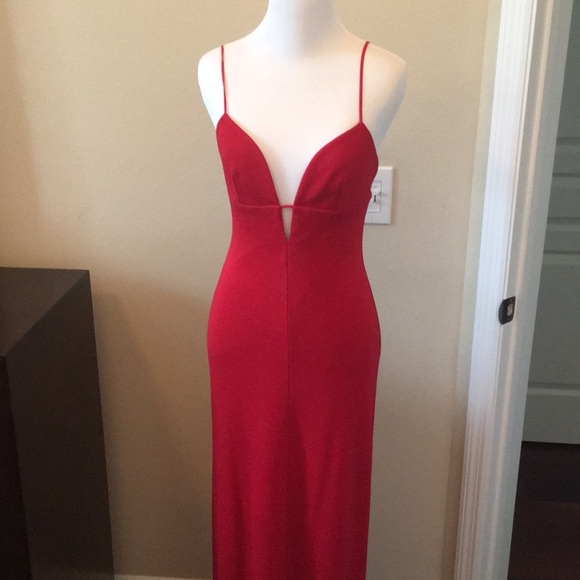 Red Long Dress BCBG